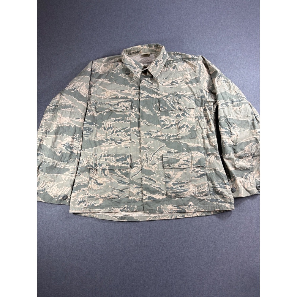 US Air Force Digital Tiger Stripe Camo Utility Coat Jacket 42S ABU Military